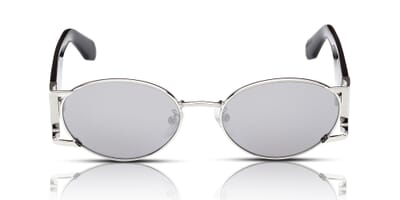 Adidas OR0096 16C Sunglasses Palladium Oval Frame, Smoke Lenses Adidas SP0096 Gray, Black Prescription Sunglasses main image 4