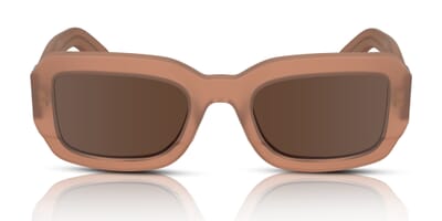 Calvin Klein CK24511S 835 Women Sunglasses Peach Rectangle Frame, Brown Lenses Calvin Klein CK24511S Sunglasses | FREE Shipping main image 2