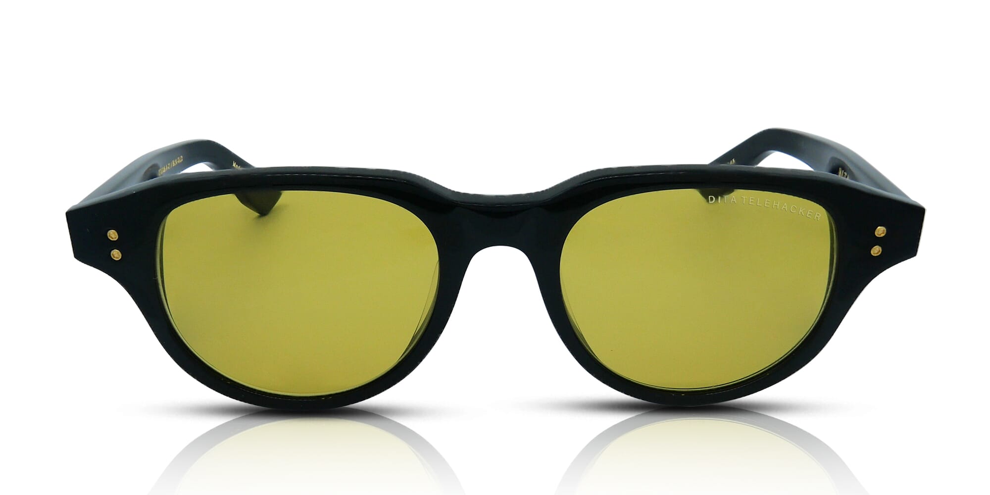 Dita Telehacker Sunglasses DTS708-A-01-A Black/Yellow Gold