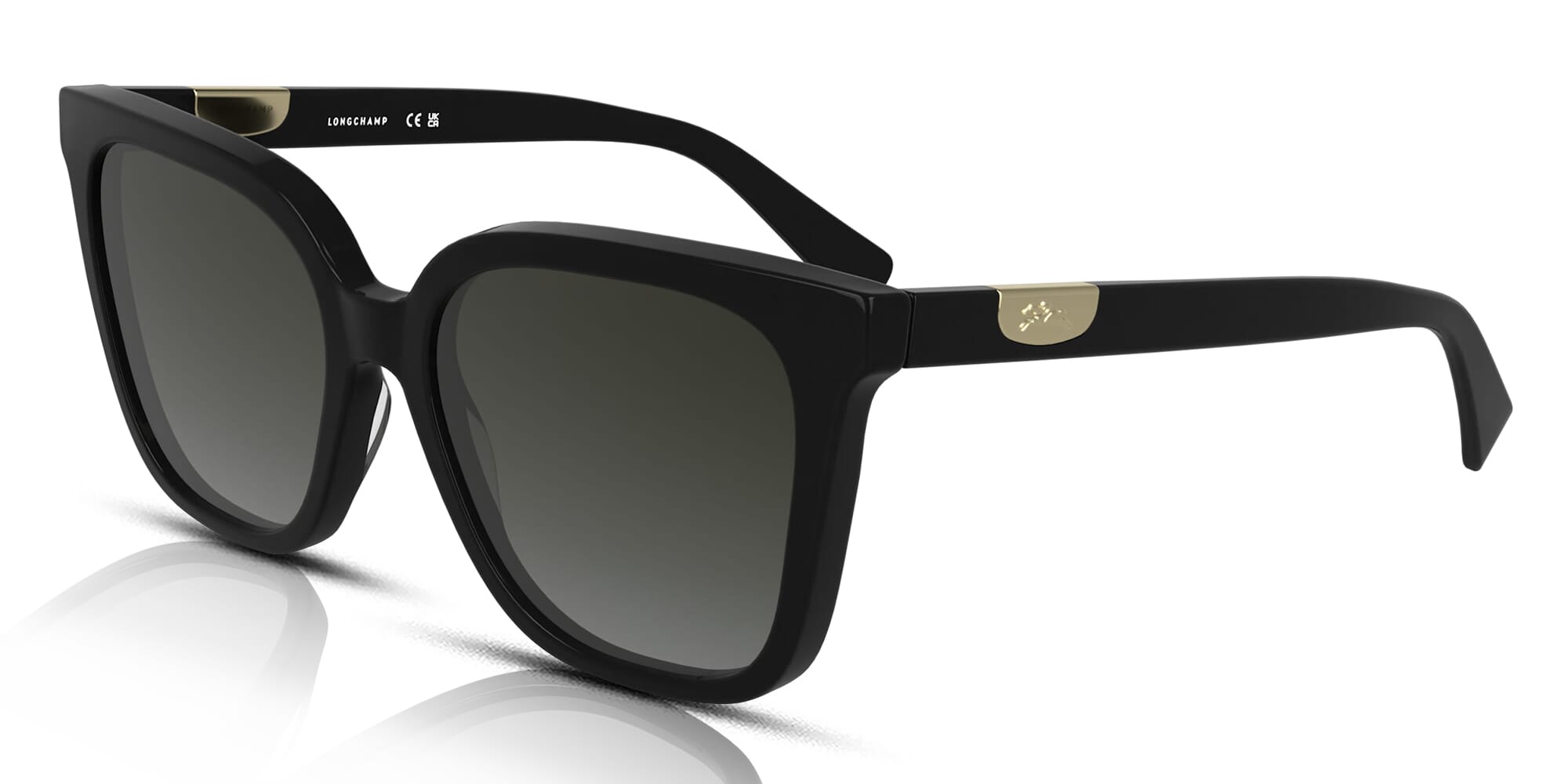 サングラス LONGCHAMP Woman Sunglasses Black LO733S 001 LO733S sunglasses | SmartBuyGlasses CA