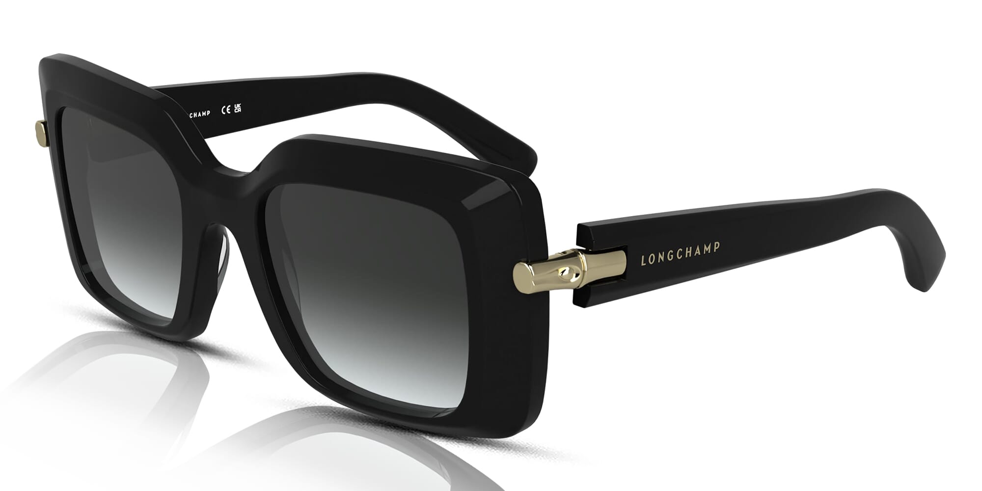 サングラス LONGCHAMP Woman Sunglasses Black LO733S 001 Longchamp LO733S – giarre.com
