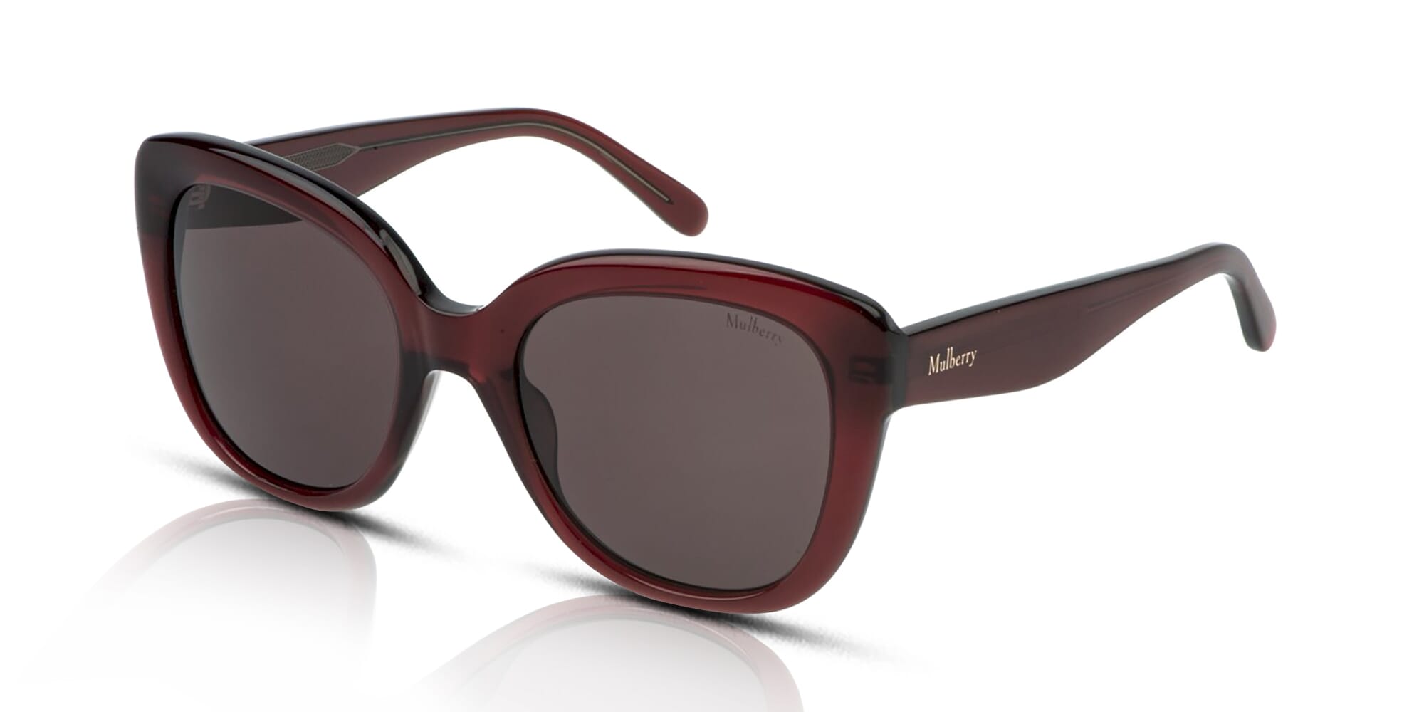 SML289-0ANX-shiny-red-top-brown-sunglasses-Mulberry