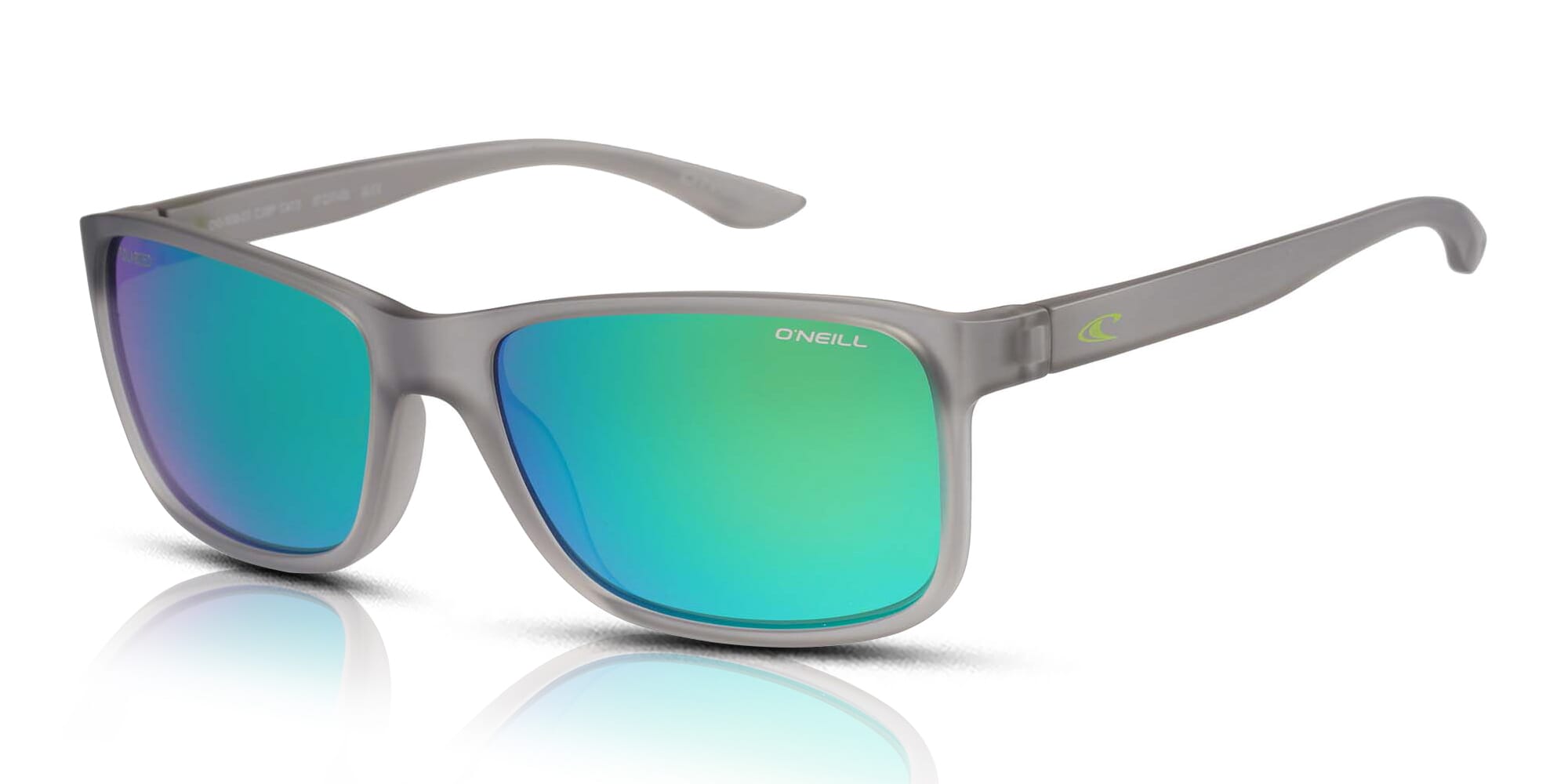 O'Neill ONS Barrel Occhiali Da Sole Polarizzati – Blu Opaco/Lenti A Specchio Argento, Protezione UV400