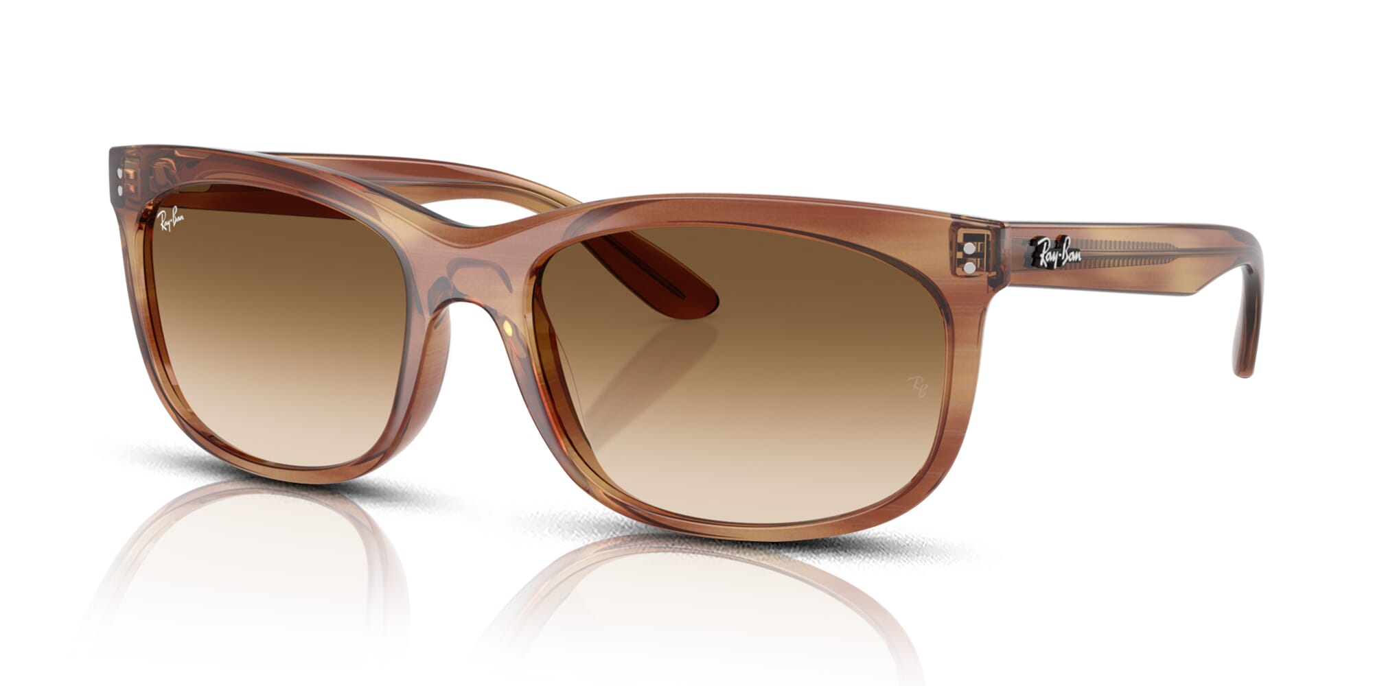 0RB2389-140351-Balorette-striped-brown-sunglasses-Ray-Ban-main