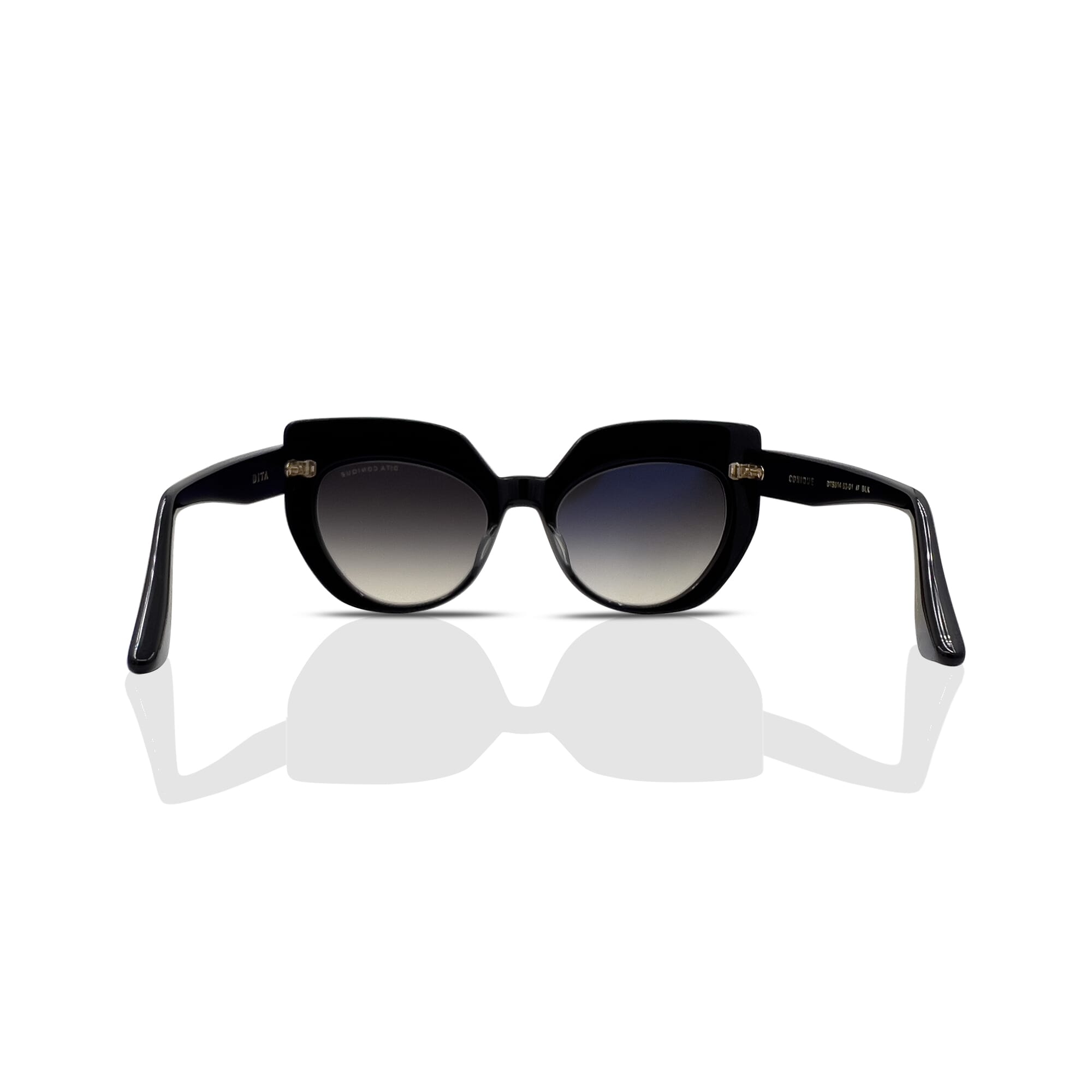 NEW! DITA CONIQUE DTS514-01-BLK; BLACK W/GREY GRADIENT LENS. 100% AUTHENTIC. Dita Conique DTS514 Sunglasses 514-01 Black - eye-oo.com main image 4