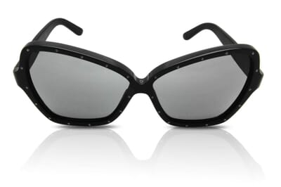 NEW CELINE WOMEN BLACK SUNGLASSES CELINE CL4066IS 01A SUNGLASSES TRIOMPHE 01 SUNGLASSES IN ACETATE - BLACK | CELINE main image 4