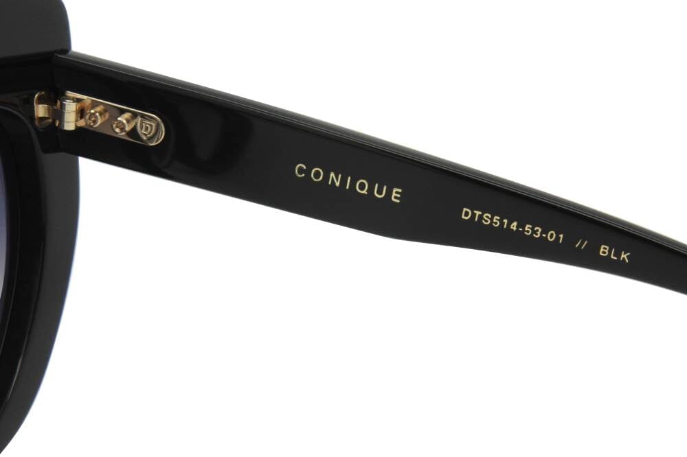 NEW! DITA CONIQUE DTS514-01-BLK; BLACK W/GREY GRADIENT LENS. 100% AUTHENTIC. DITA CONIQUE Black Cat Eye women main image 2