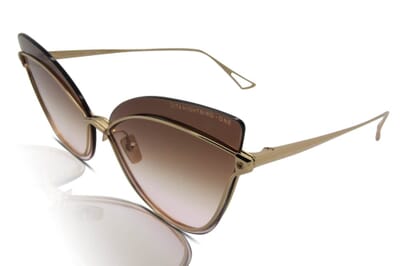 NEW! DITA NIGHTBIRD-ONE DTS515-66-01-GLD; WHITE GOLD FRAM W/ BROWN-PINK LENS Dita Nightbird-One Women main image 2