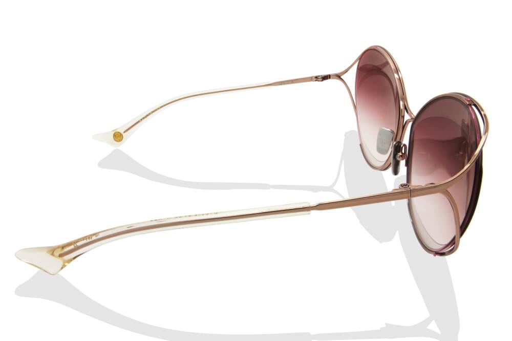 DITA Sasu DTS-516 - 02 Gold Pink Sunglasses Authentic DITA Sasu DTS516-64-02 Rose Gold w/Pink Lens  main image 4