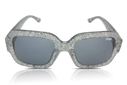 PINK Victoria\'s Secret Silver Shield Sunglasses with Pink Accessories Victoria main image 3