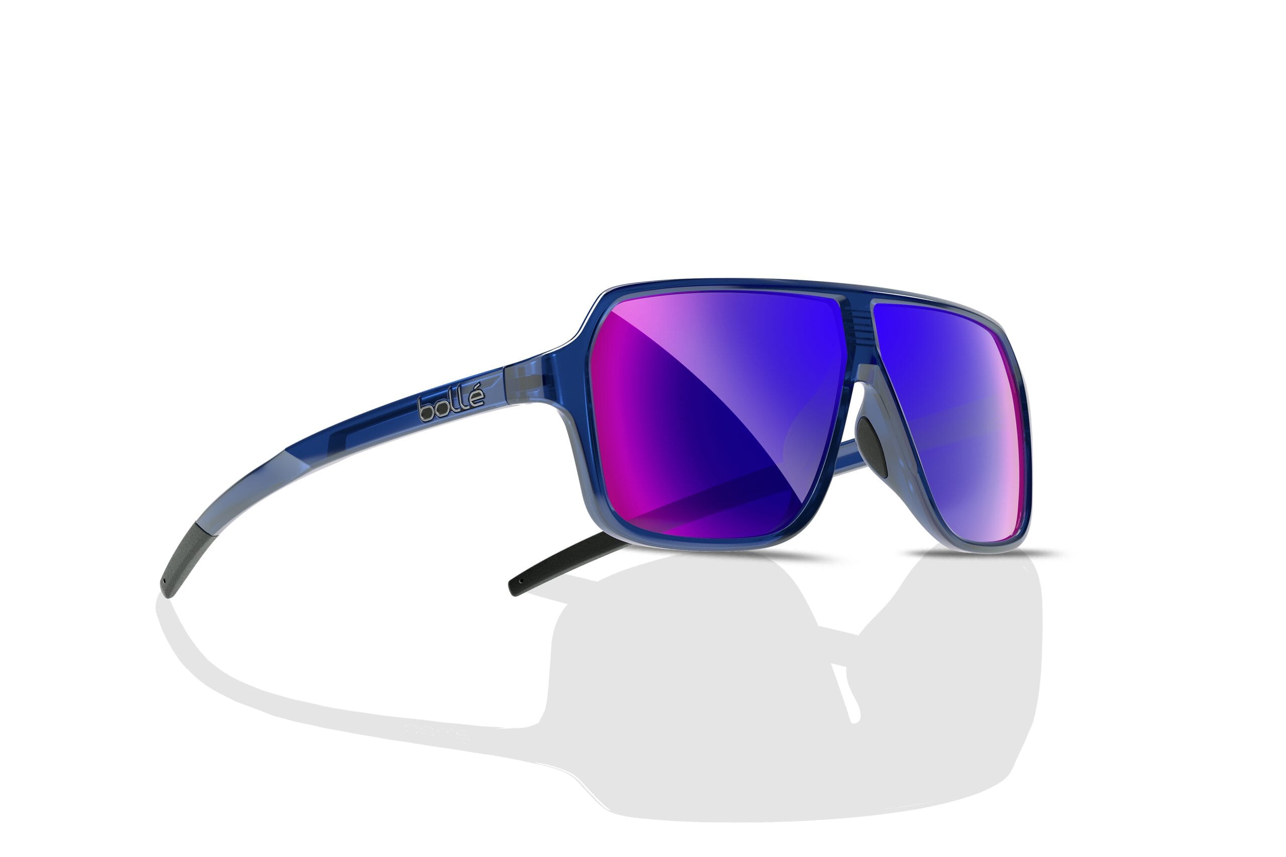 Bolle Prime BS030007 Sunglasses Navy Crystal Shiny/Volt+