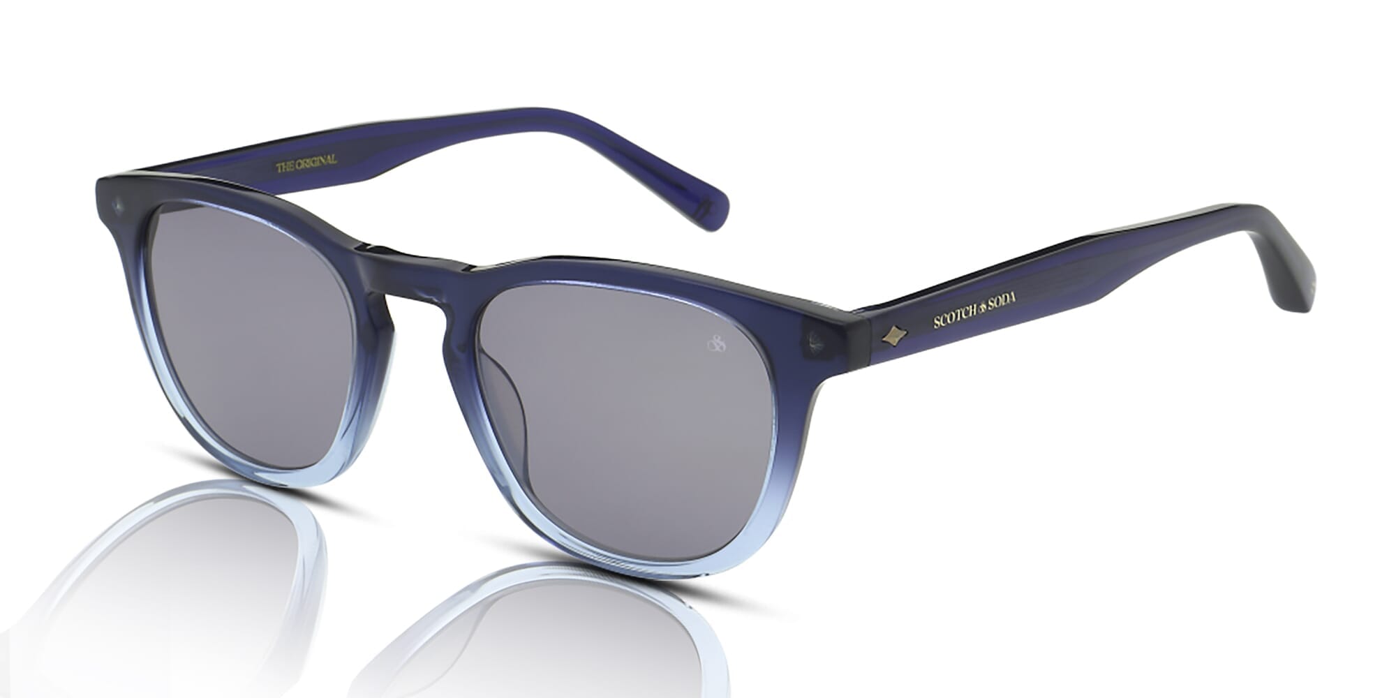 SCOTCH & SODA UNISEX SUNGLASSES - GRAY GRADIENT LENSES Scotch & Soda SS 8016 001 50 Men sunglasses - Contact lenses main image 3