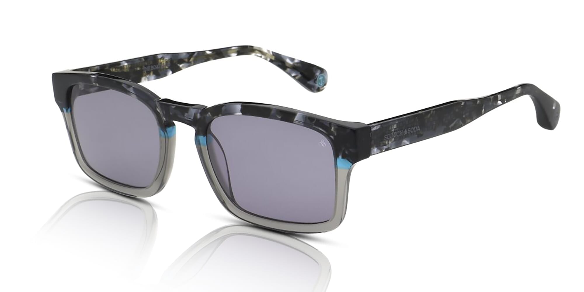 SCOTCH & SODA UNISEX SUNGLASSES - GRAY GRADIENT LENSES Scotch & Soda SS 8016 001 50 Men sunglasses - Contact lenses main image 4