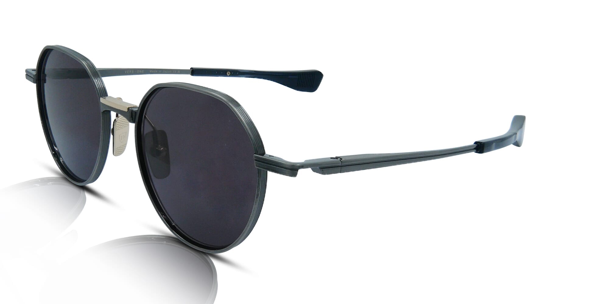 Dita Vers-One Sunglasses DTS150-A-02 Antique Silver/Midnight Black