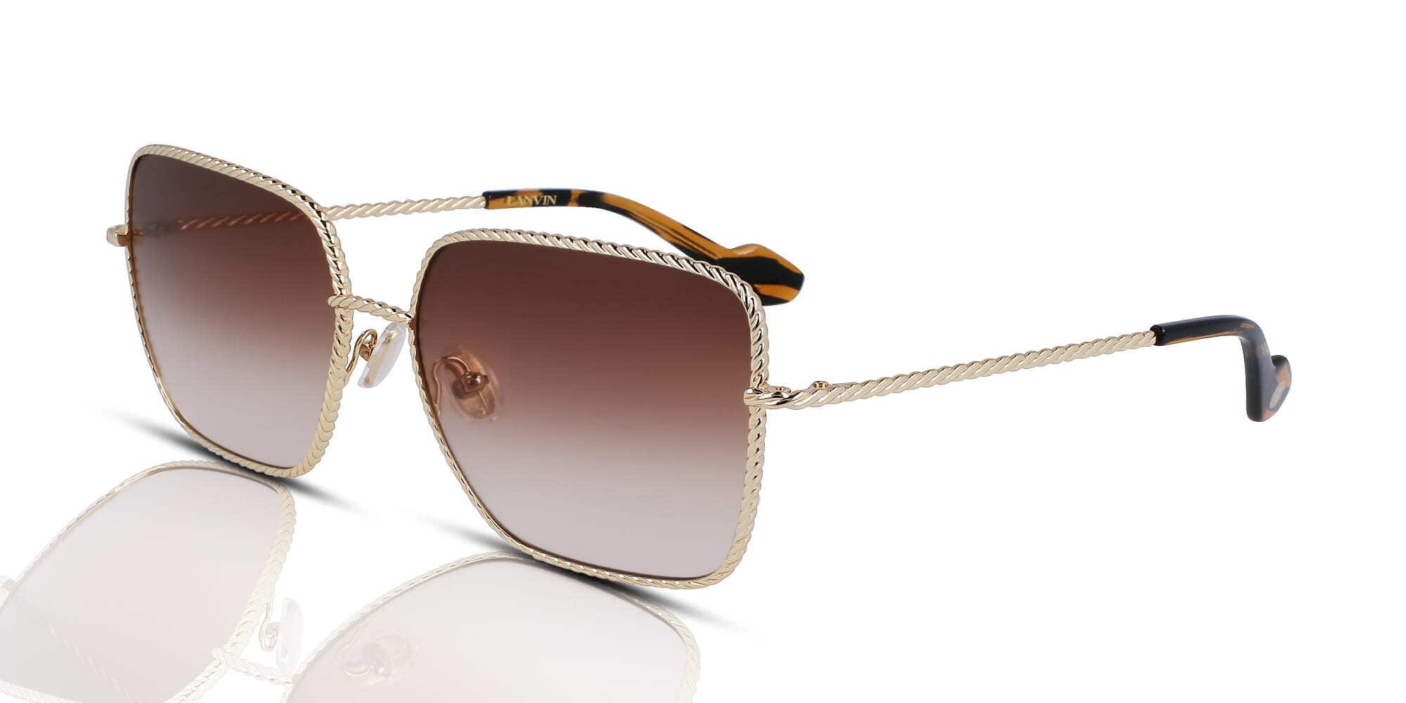 LANVIN ラウントフレムメカネ LNV251SA 708 Lanvin LNV251SA 708 ROSE GOLD 52/19/140 Women's Eyewear