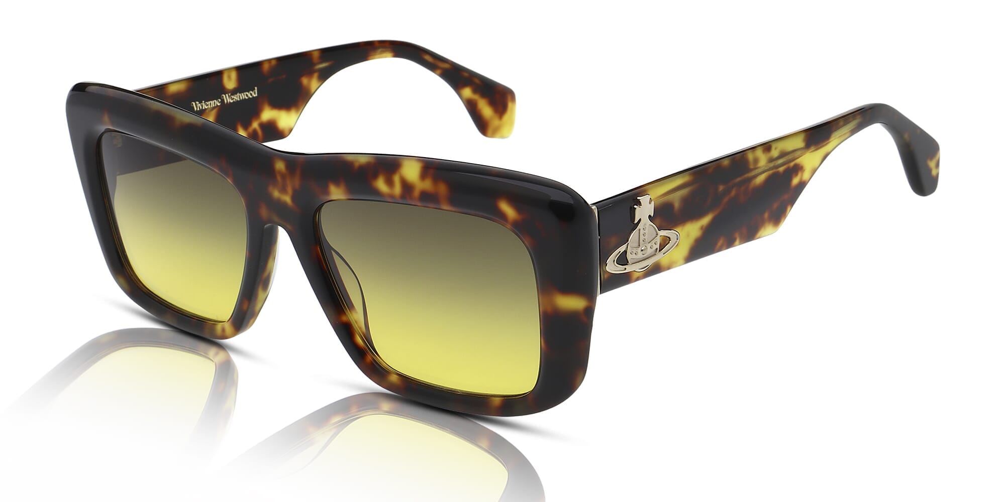 Vivienne Westwood Laurent VW5050 Sunglasses 102 Gloss Yellow