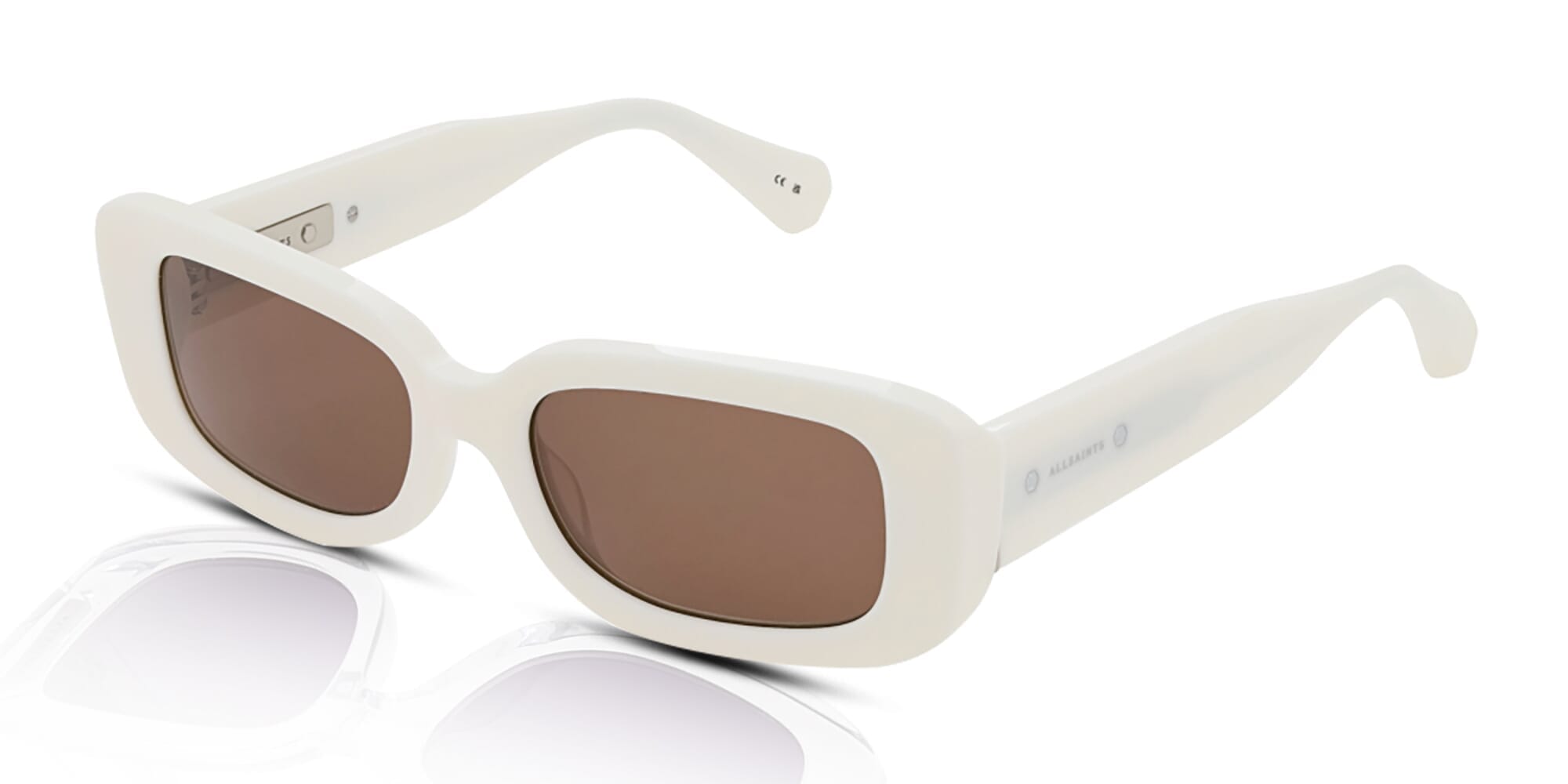 AllSaints Sonic ALS5006 Men's Sunglasses 824 Gloss Solid Crème