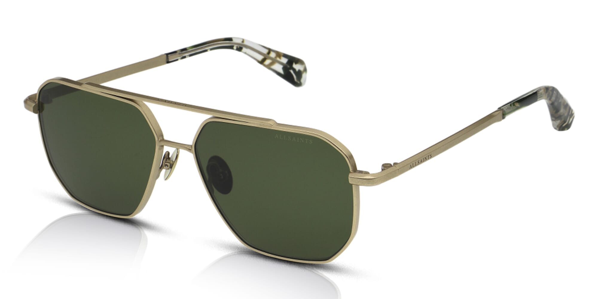 Adonis Sunglasses - Gold/Green