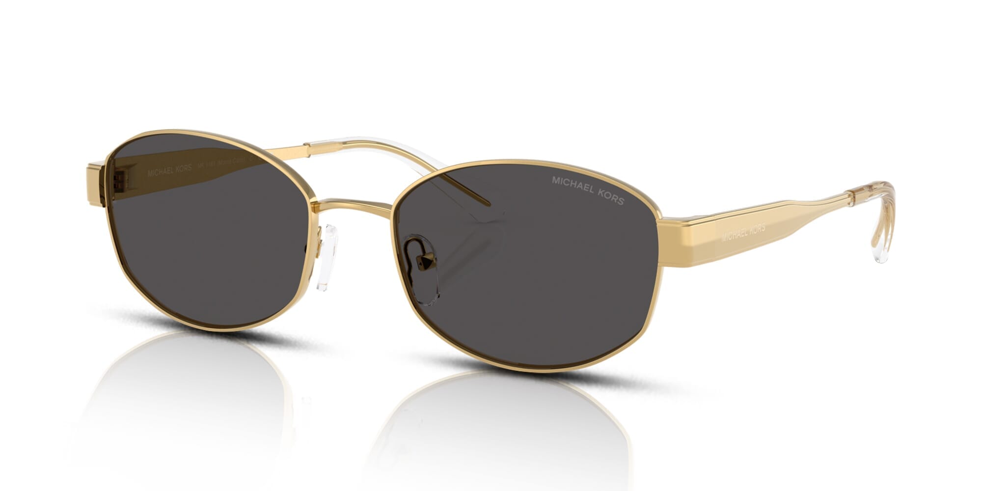 サングラス Michael Kors Woman Sunglasses Gold 0MK1160 PALE Michael Kors MK1160 Biarritz Sunglasses | LensCrafters