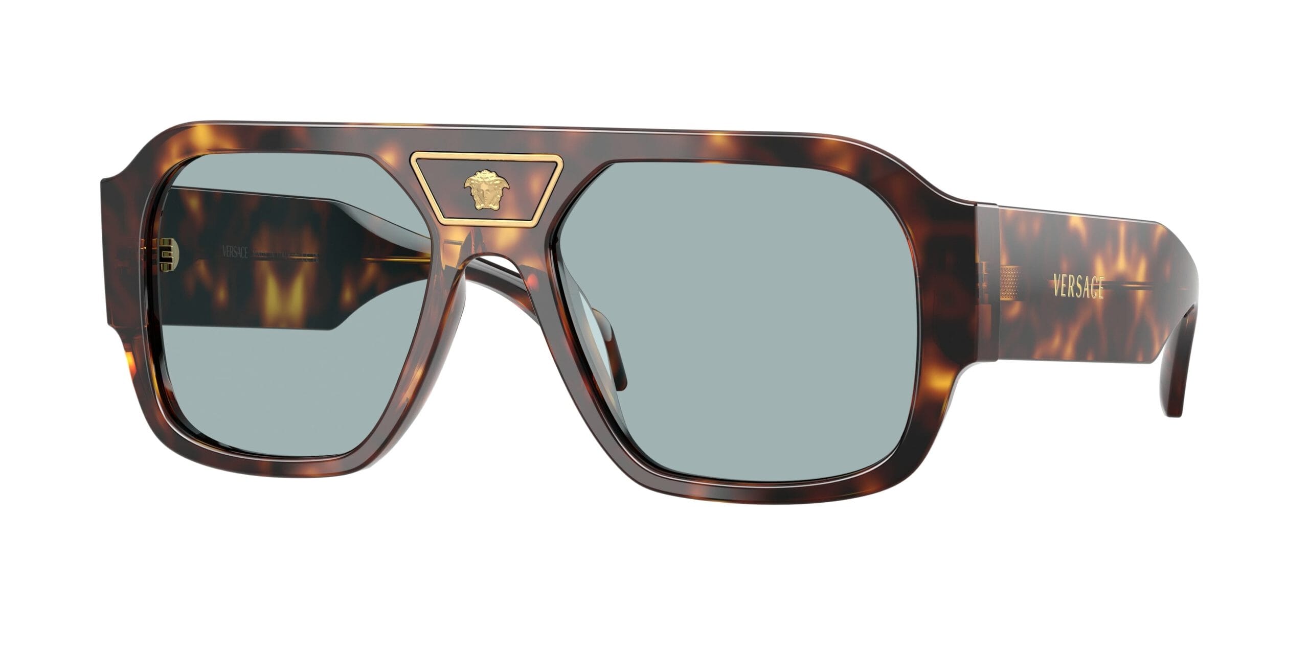 Versace VE4508U Men's Sunglasses 553780 Havana/Blue