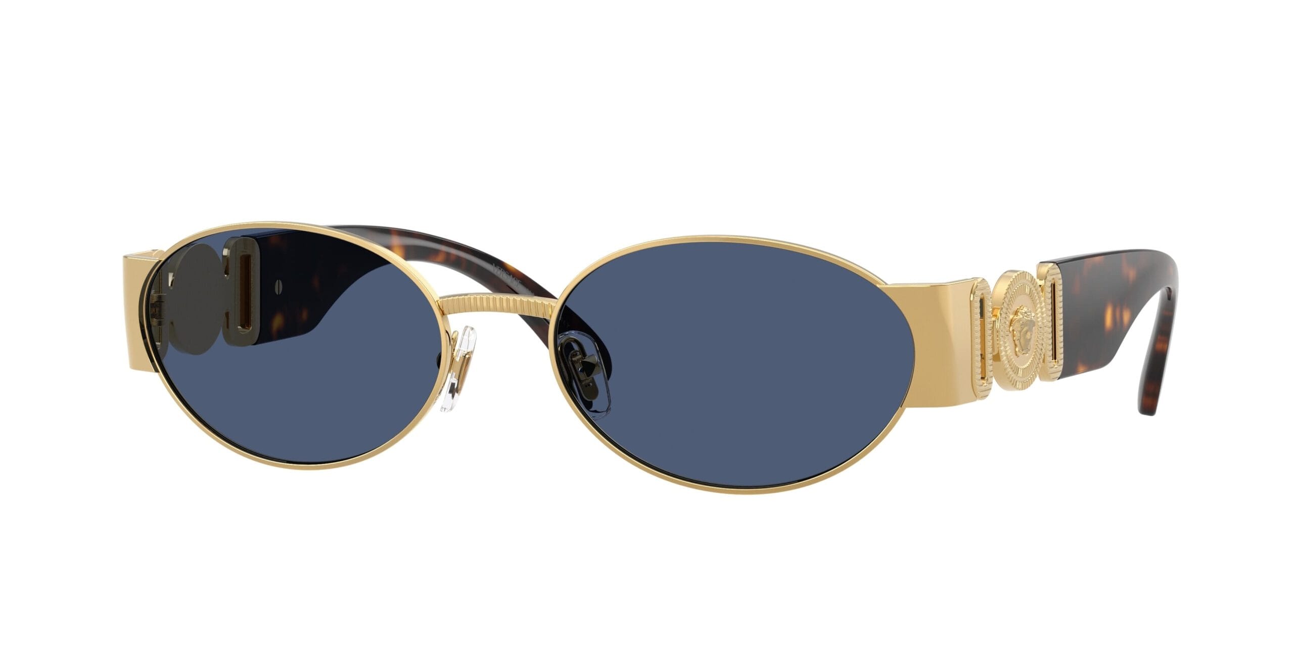 Versace VE2299 Men's Sunglasses 100280 Gold/Dark Blue
