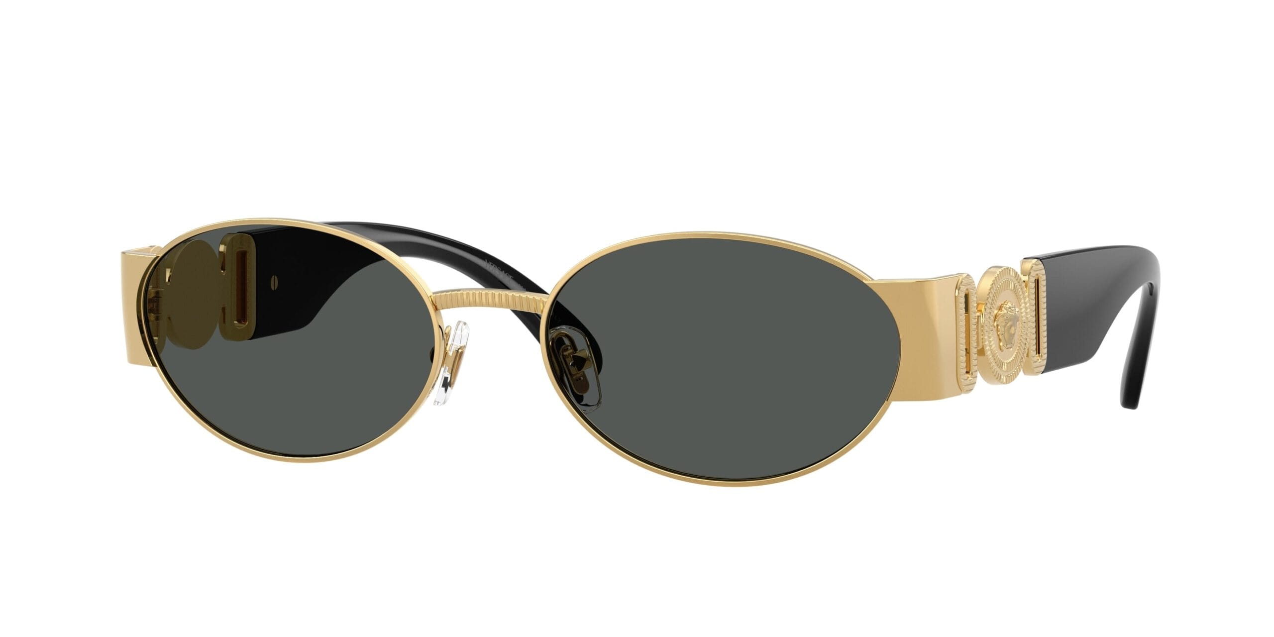 Versace VE2299 Men's Sunglasses 100287 Gold/Dark Grey