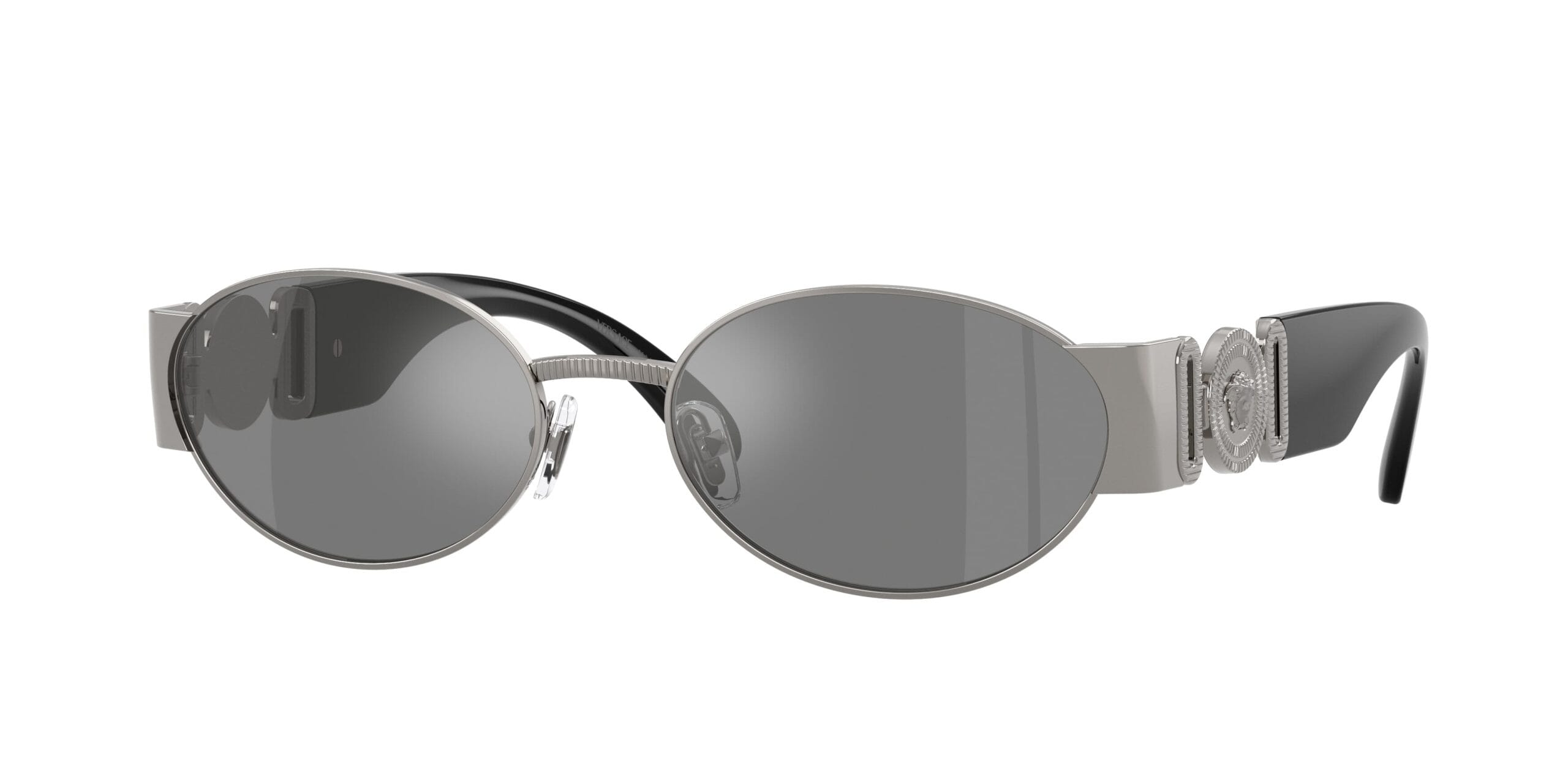 Versace VE2299 Men's Sunglasses 10016G Gunmetal/Grey Mirror Silver