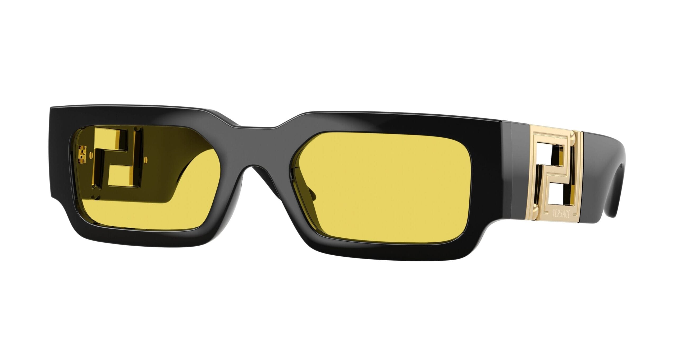 Versace VE4506U Men's Sunglasses GB1/85 Black/Yellow