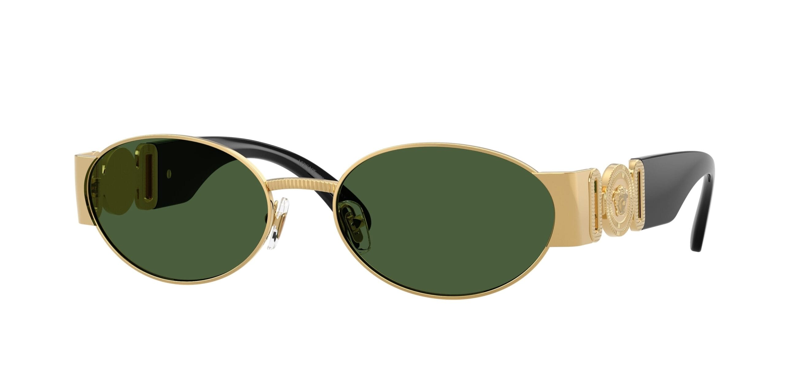 Versace VE2299 Men's Sunglasses 100271 Gold/Dark Green