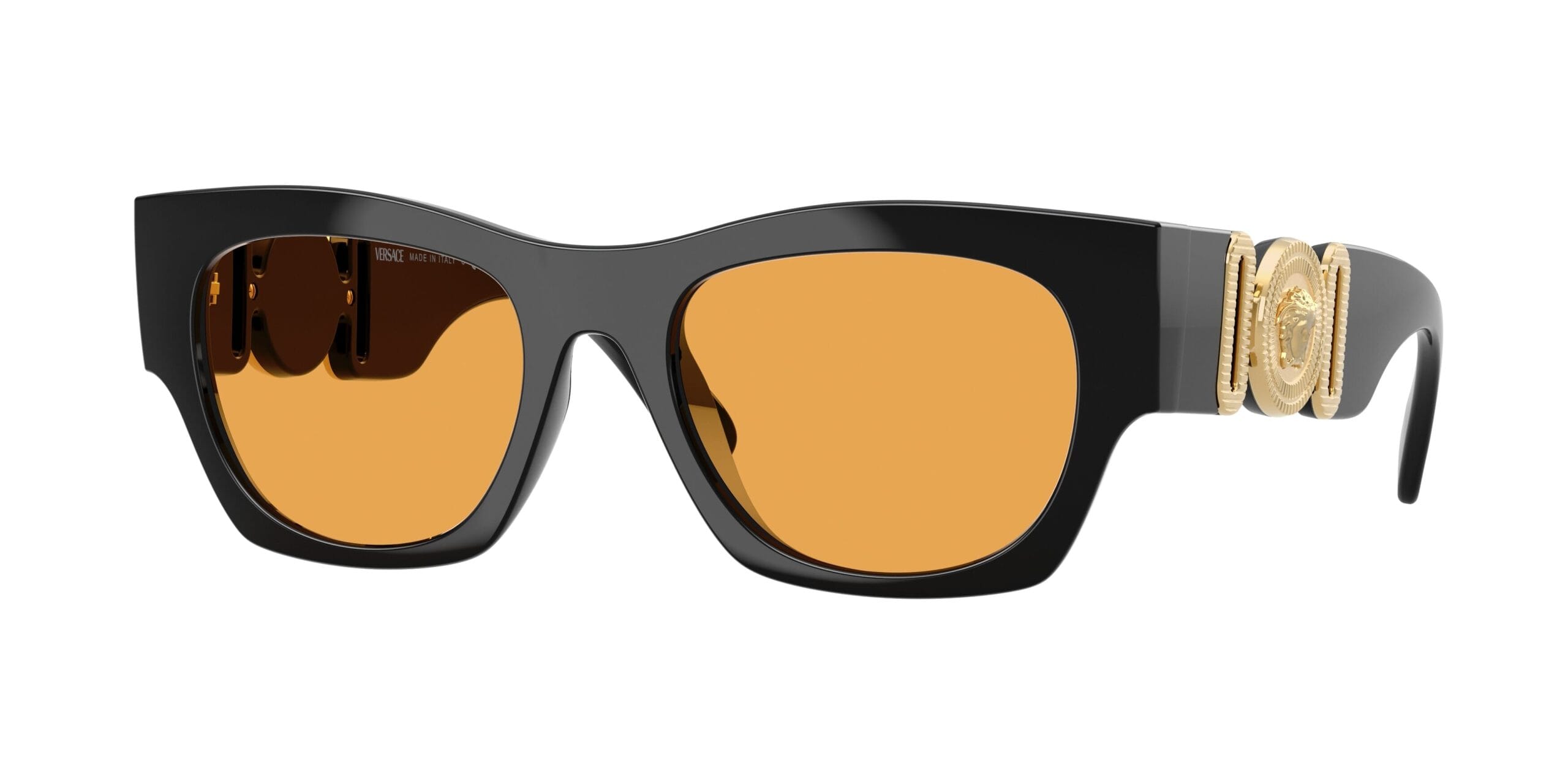 Versace VE4479U Men's Sunglasses GB1/7 Black/Orange