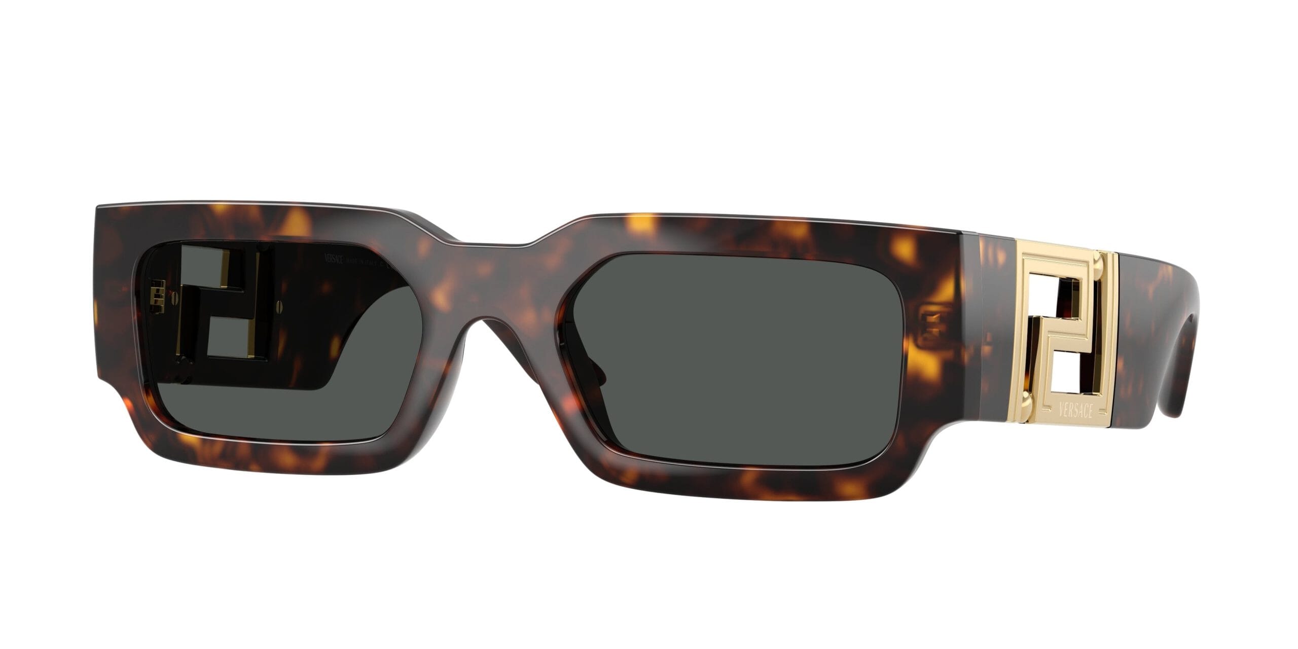 Versace VE4506U Men's Sunglasses 108/87 Havana/Dark Grey