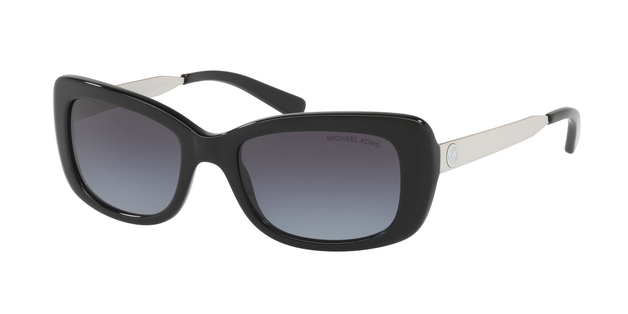 Michael Kors Seville MK2061 Women's Sunglasses 316311 Shiny Black/Light Grey