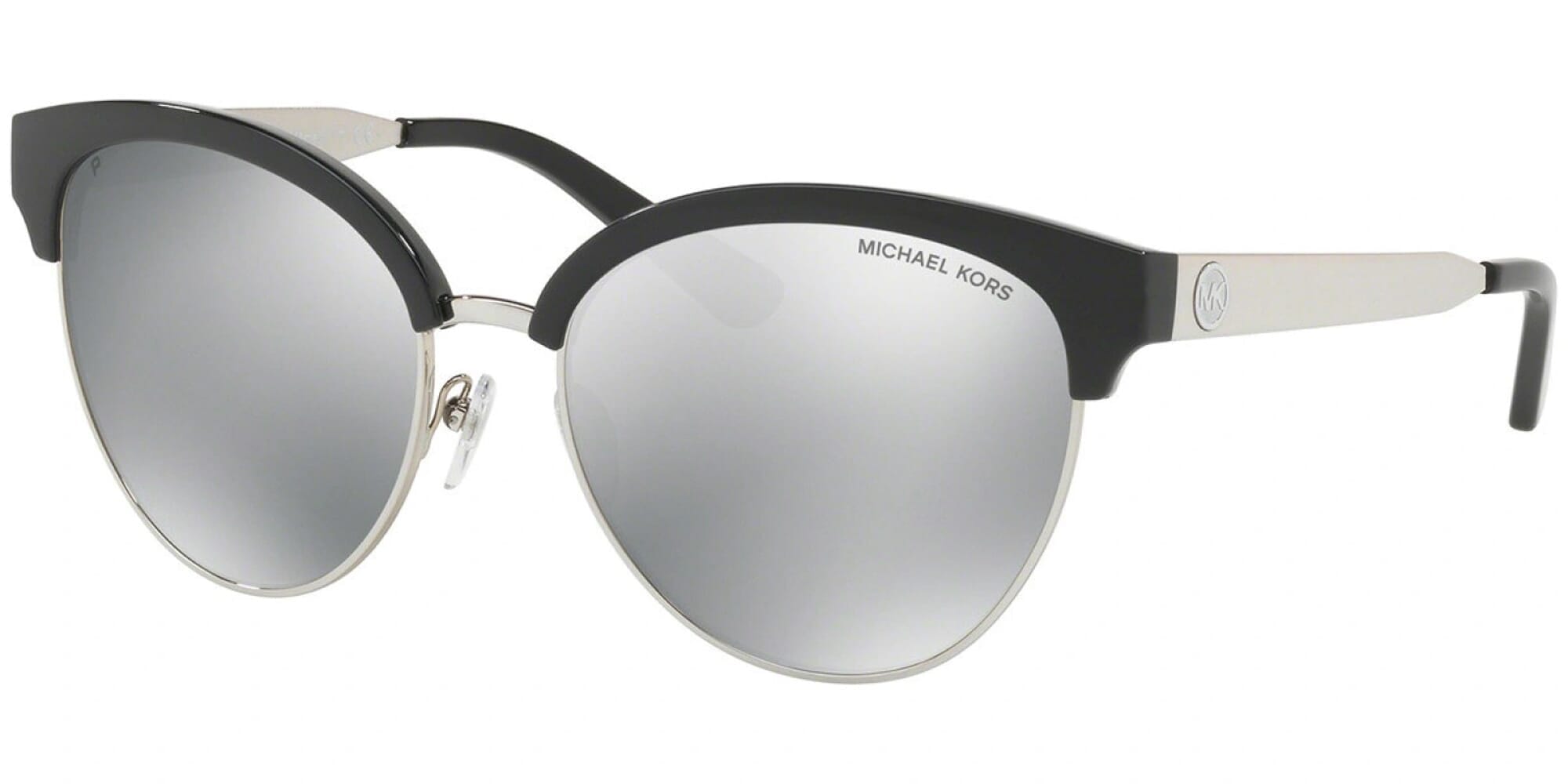 Michael Kors Amalfi I MK2057 Women's Sunglasses 3338Z3 Black/Silver Mirror Polarised