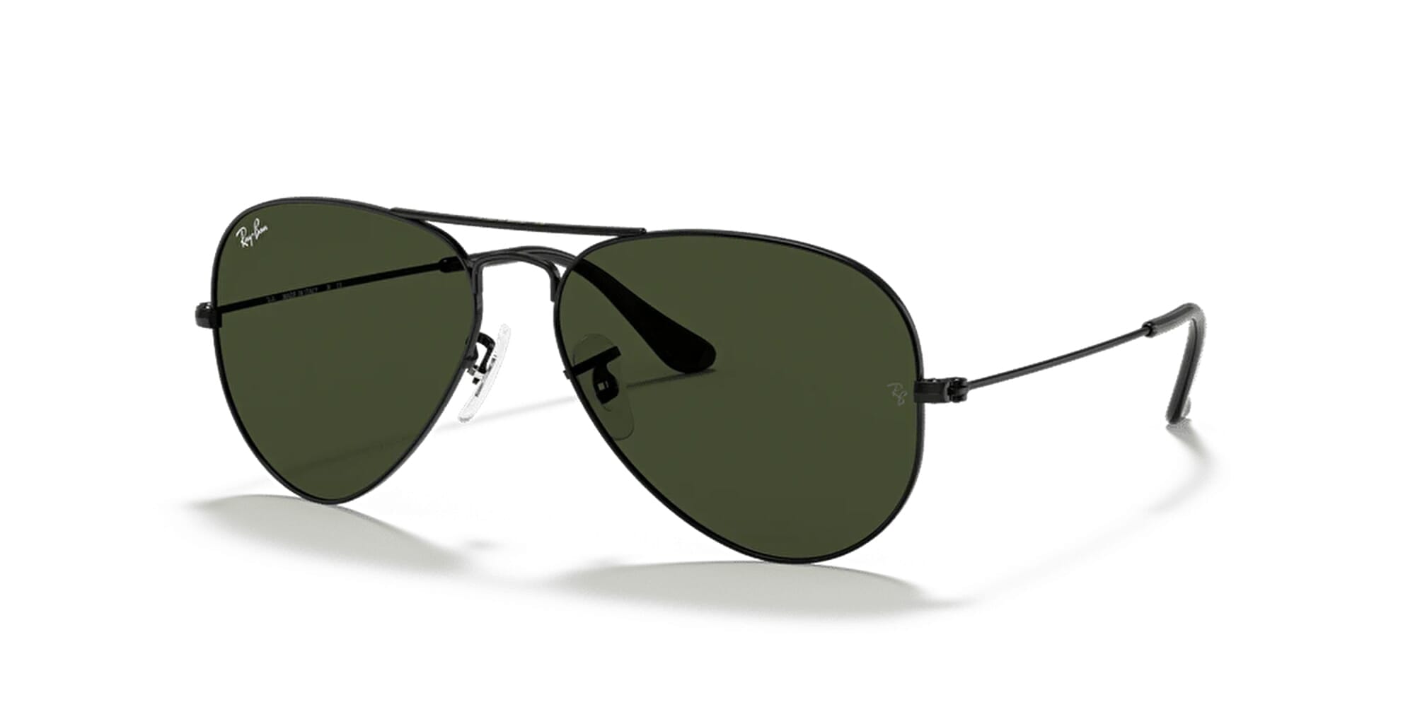 Ray-Ban Aviator RB3025 Sunglasses L2823 Black/G-15 Green