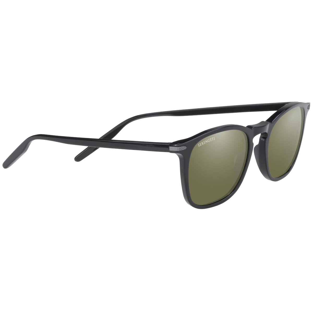 Serengeti Delio Large SS818001 Sunglasses Black/Mineral Polarised 555nm