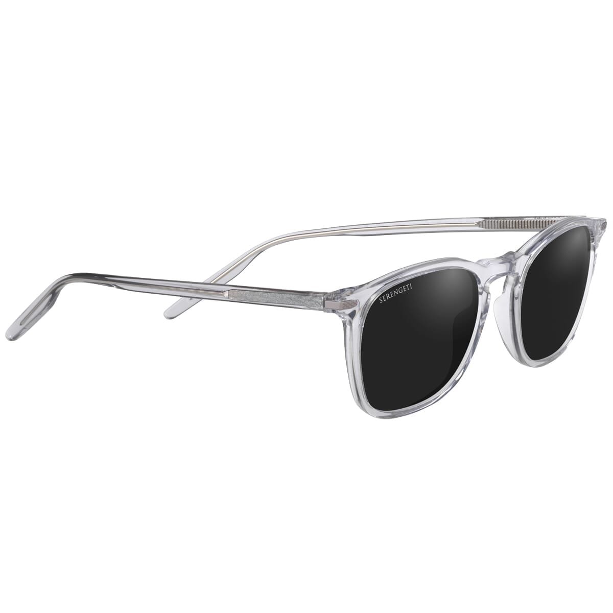 Serengeti Delio Large SS818007 Sunglasses Crystal/Mineral Polarised Onyx