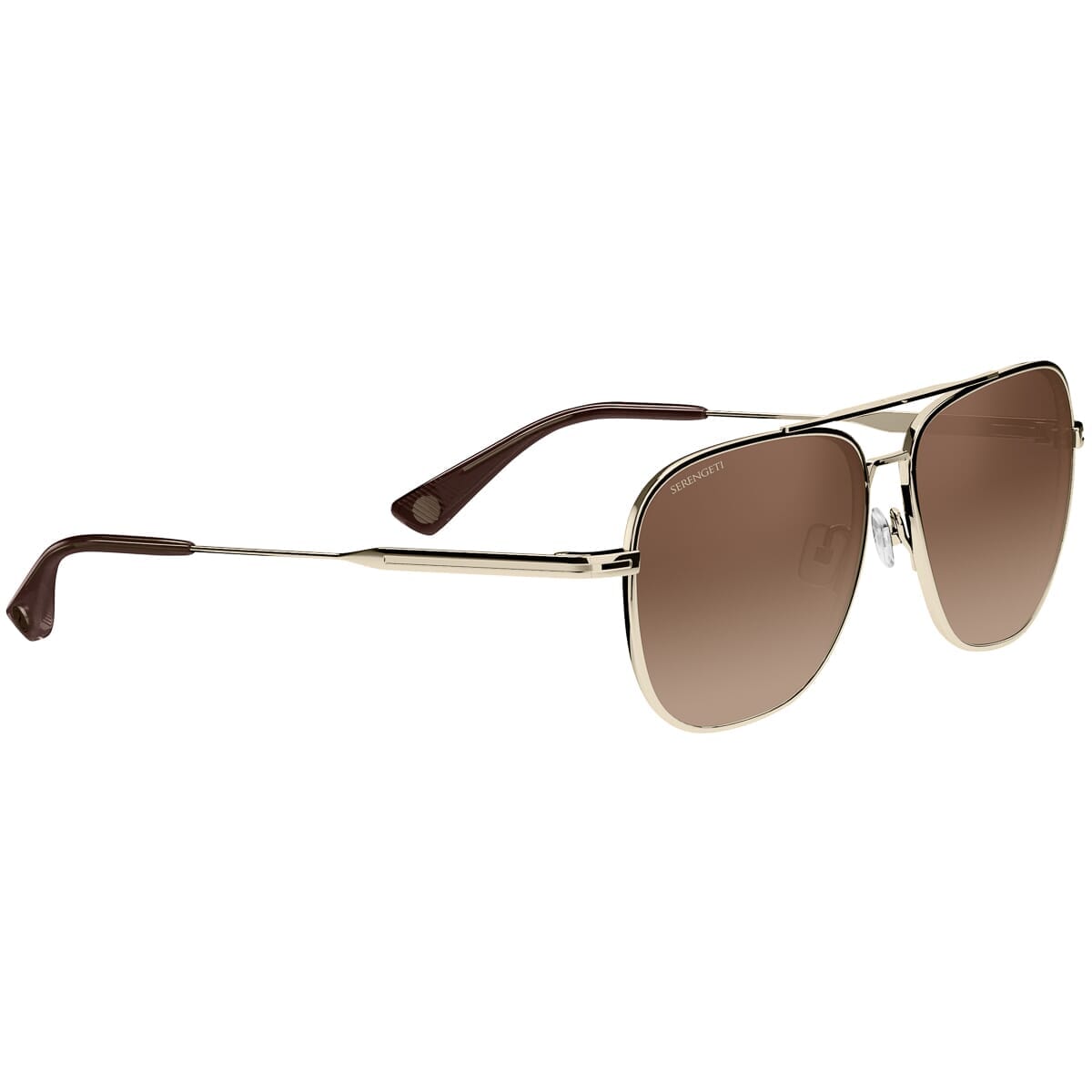 Serengeti Navigator SS865005 Sunglasses Gold/Mineral Polarised Drivers Gradient